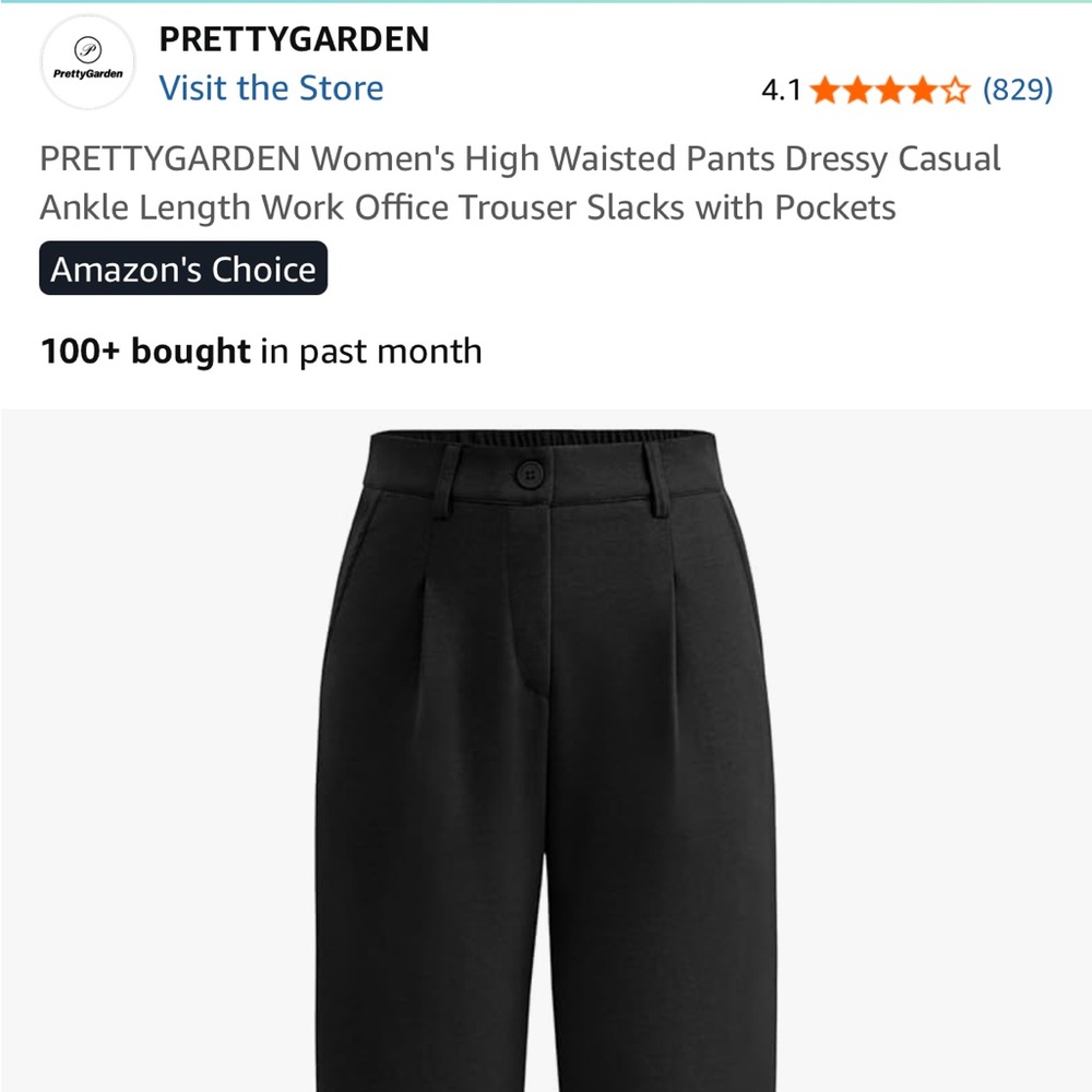 Pretty garden women’s Dress Pants